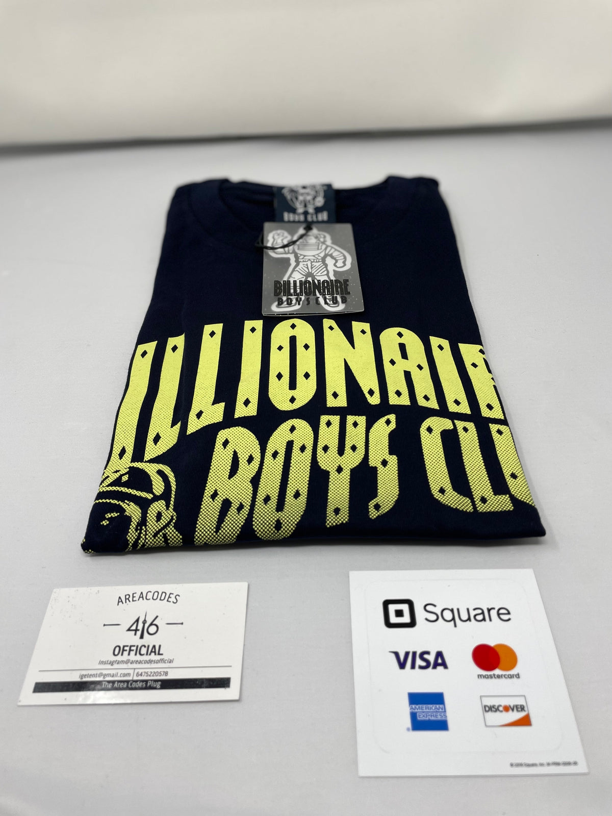 Billionaire Boys Club Navy Arch Gradient T-Shirt