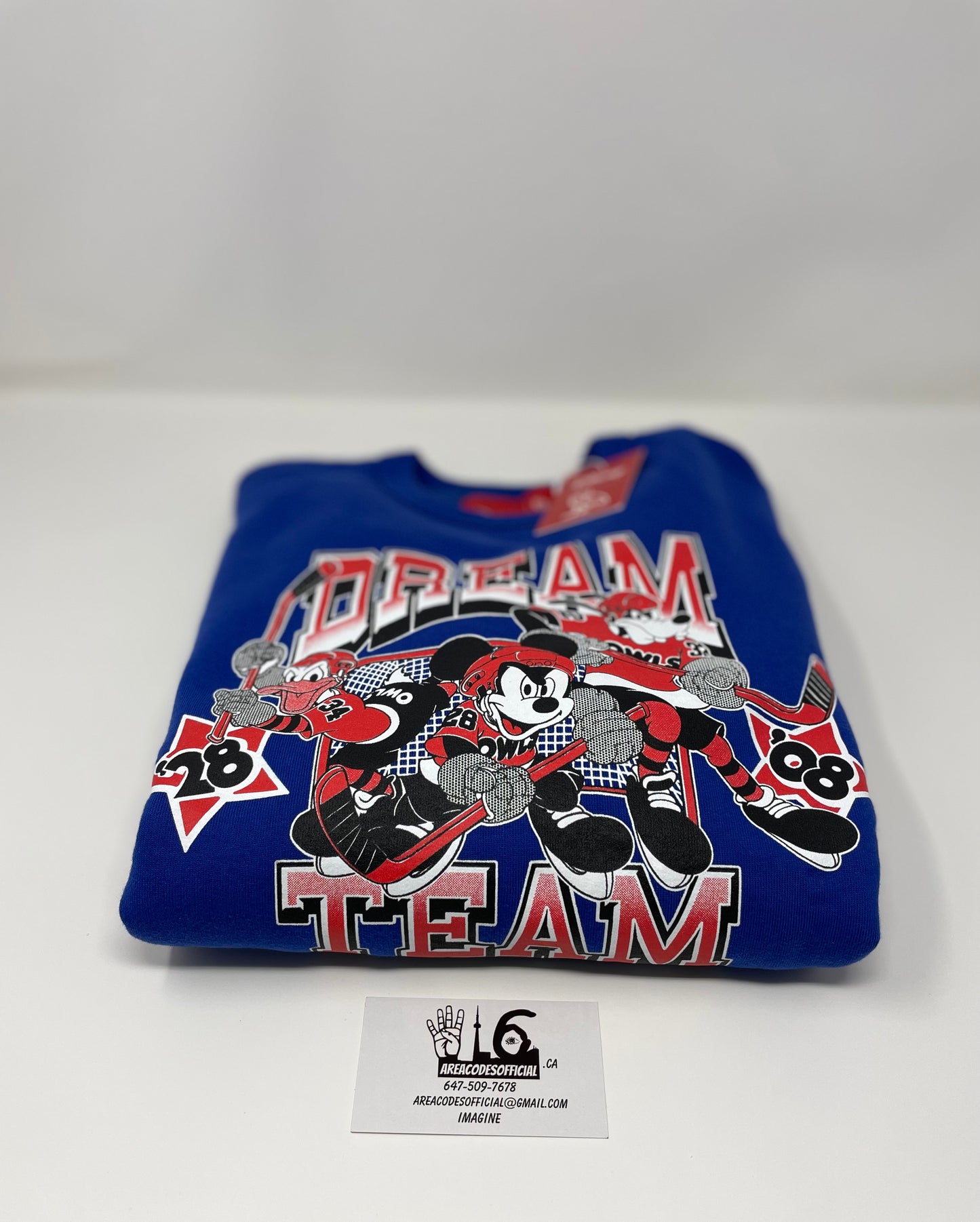 Octobers Very Own X Disney Dream Team Crewneck - Area Codes Official