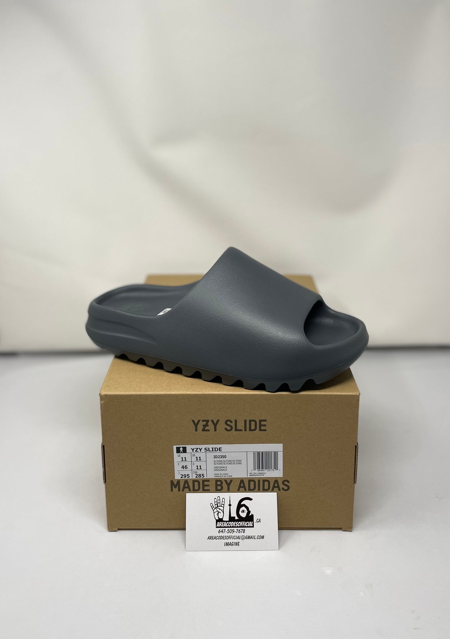 Adidas Yeezy Slide Slate Grey - Area Codes Official