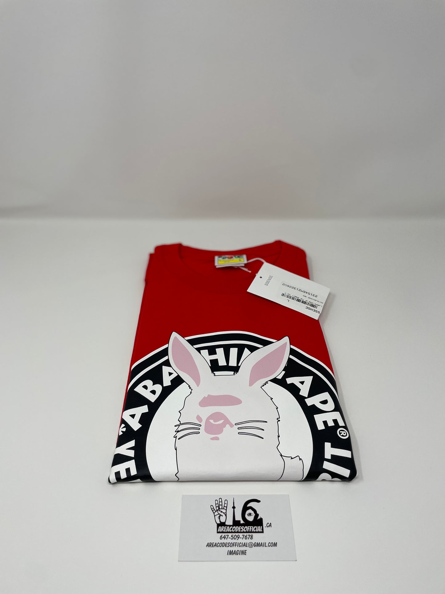 Bape Year Of The Rabbit Red T-Shirt - Area Codes Official