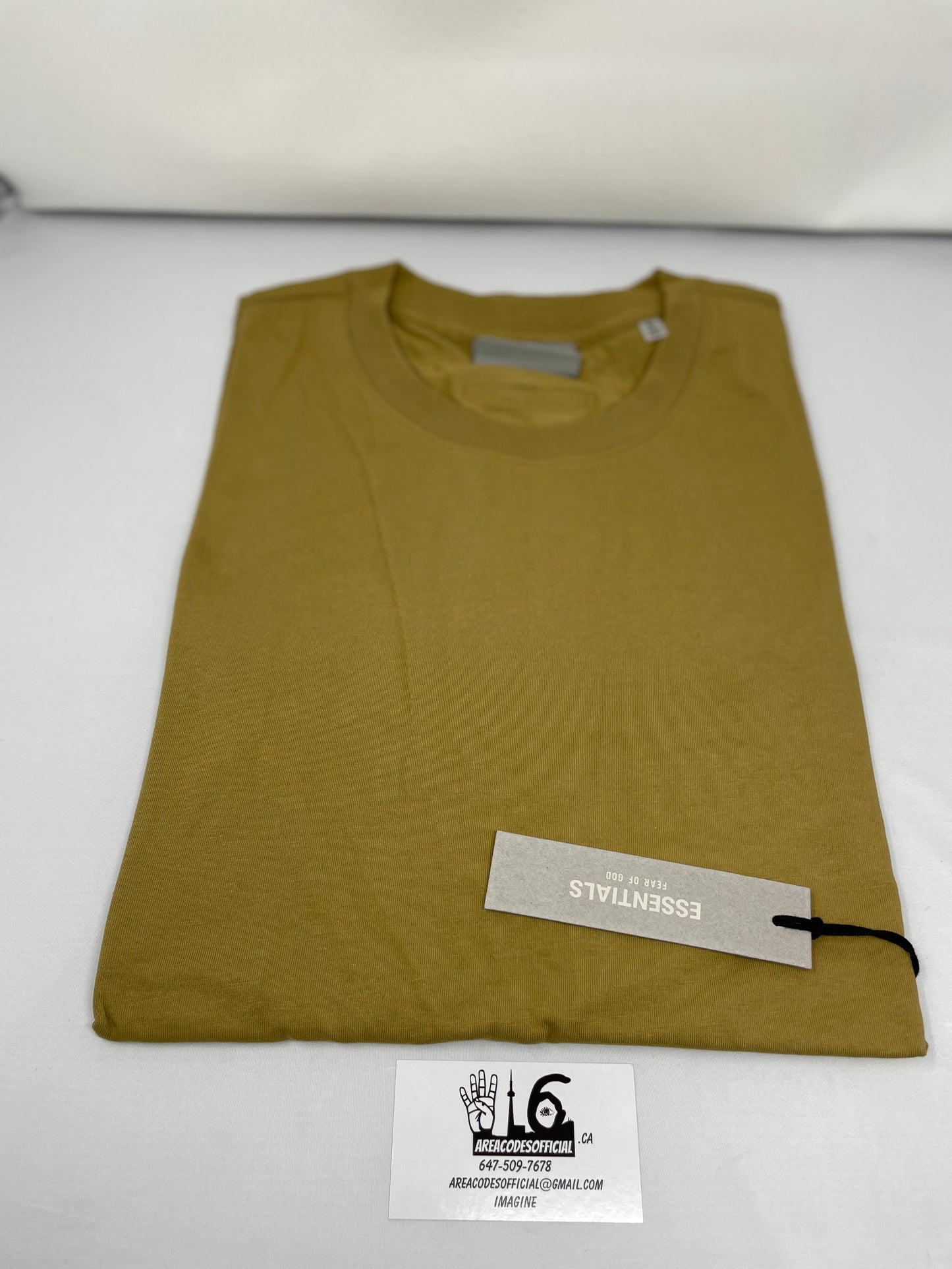 Fear Of God Essentials Amber T-Shirt (FW21) - Area Codes Official