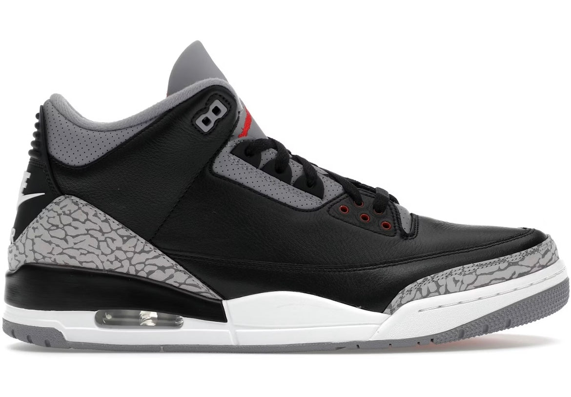 Air Jordan Retro 3 Black Cement