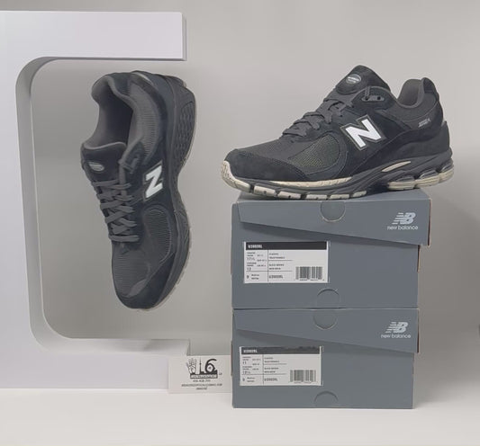 New Balance 2002R Black Timber Wolf White