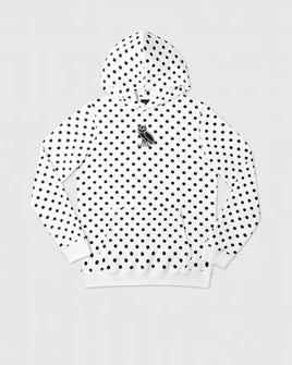 Octobers Very Own Classic Owl White Polkadot Hoodie