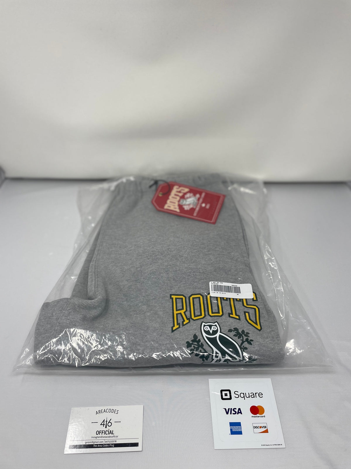 Octobers Very Own X Roots Heritage Grey Tracksuit