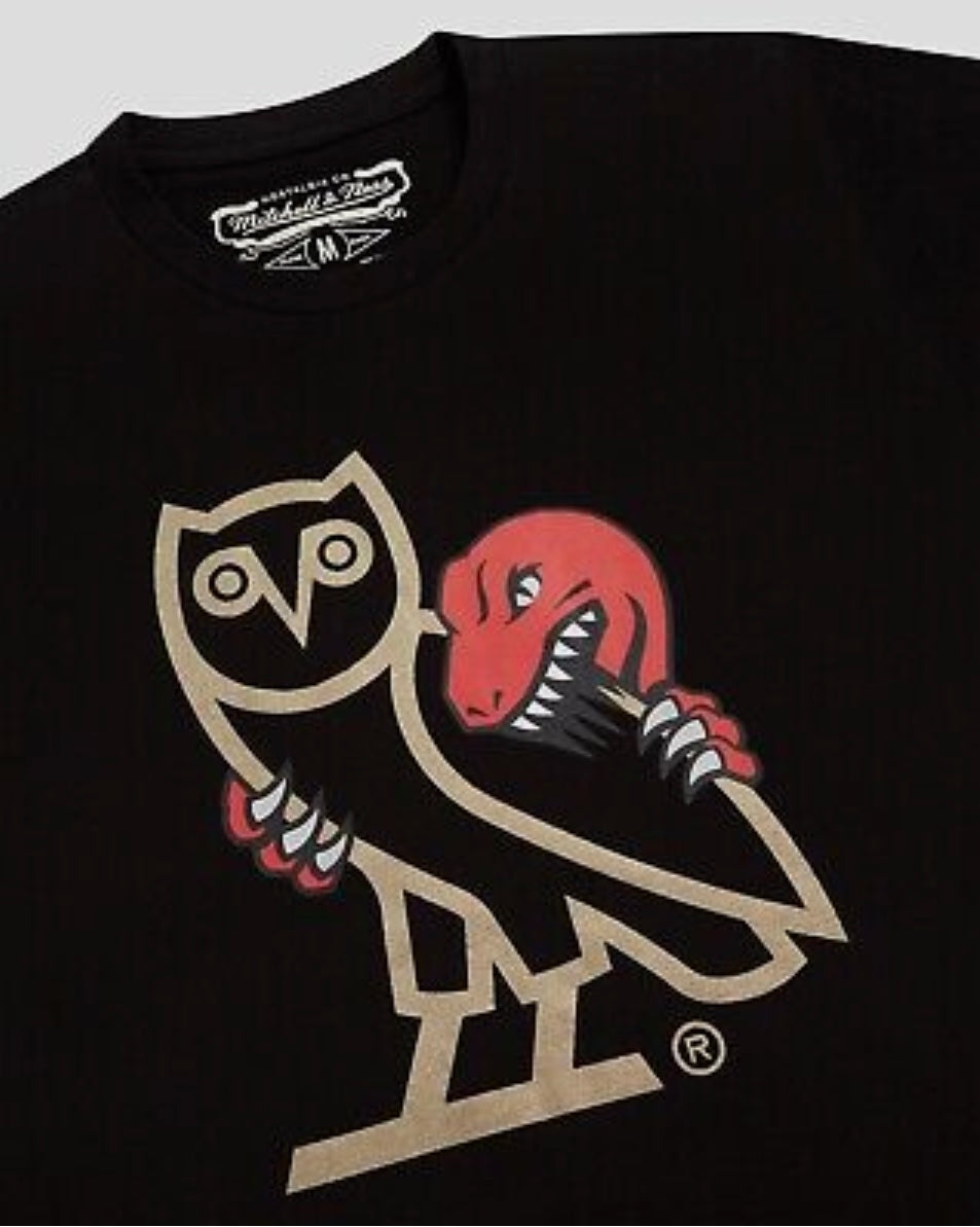 Octobers Very Own X Mitchell And Ness '95 Raptors OG Owl T-Shirt