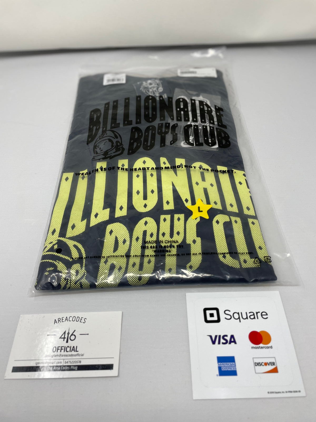 Billionaire Boys Club Navy Arch Gradient T-Shirt