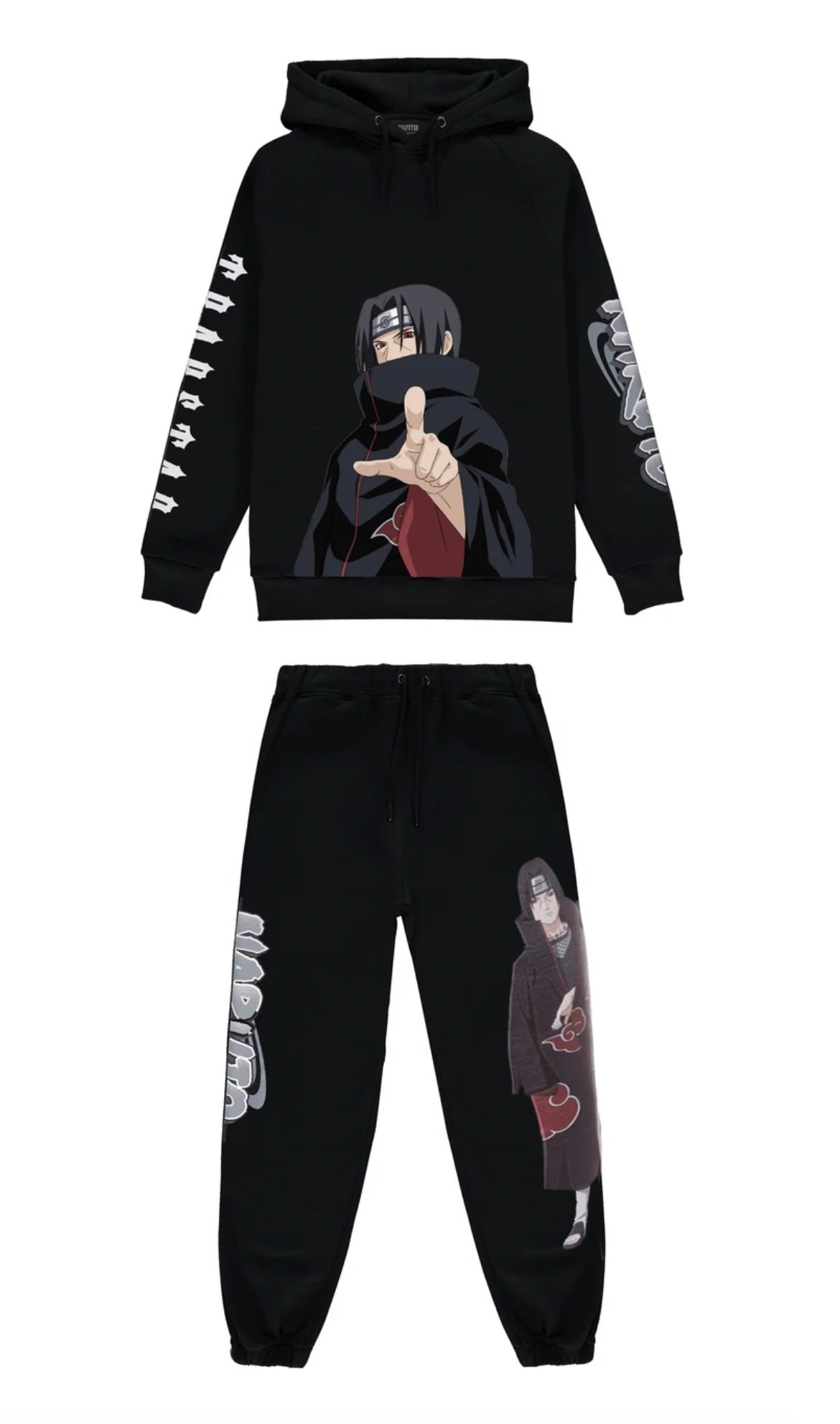 Trapstar X Naruto Itachi Hoodie Tracksuit