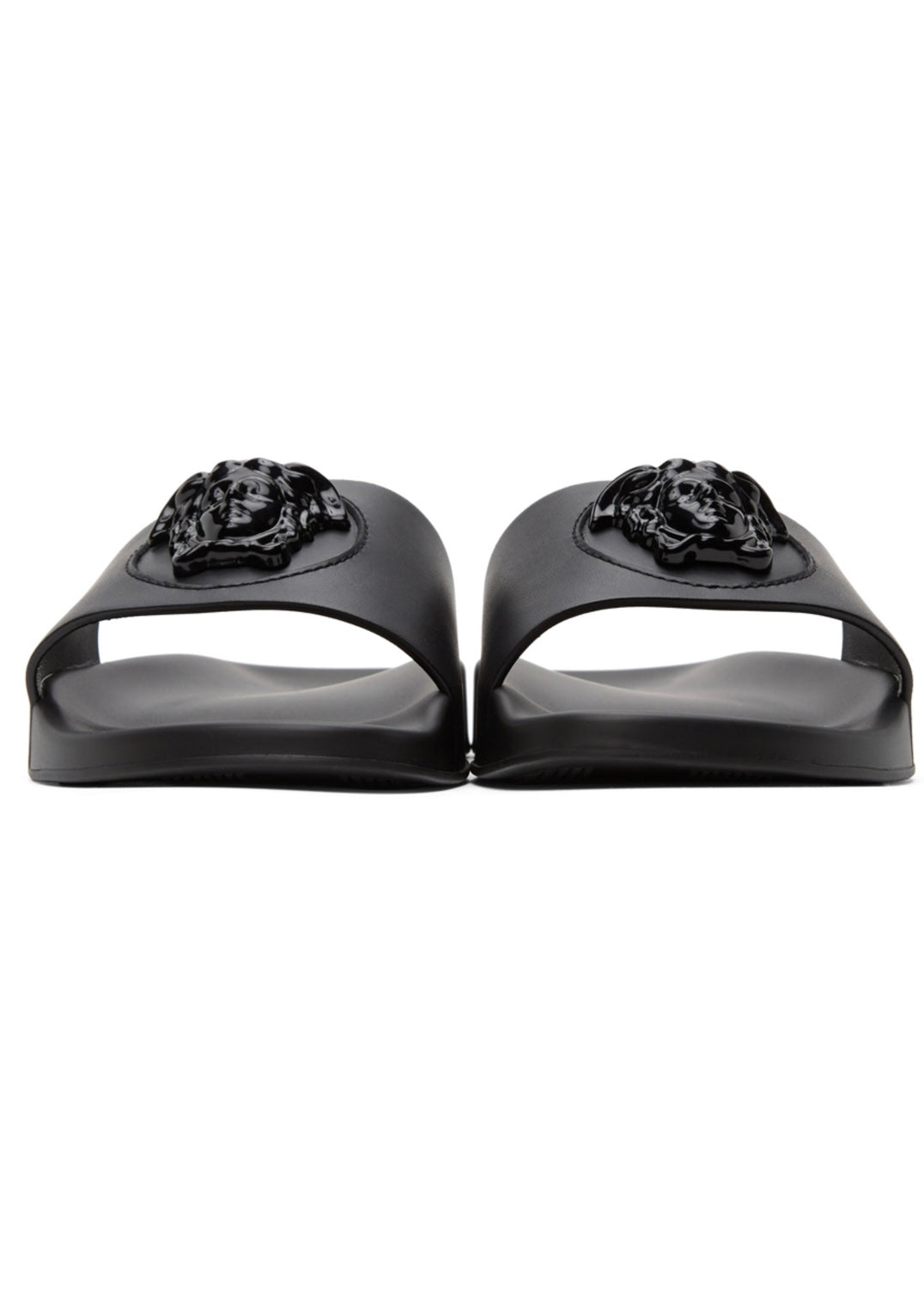 Versace Black La Medusa Slides