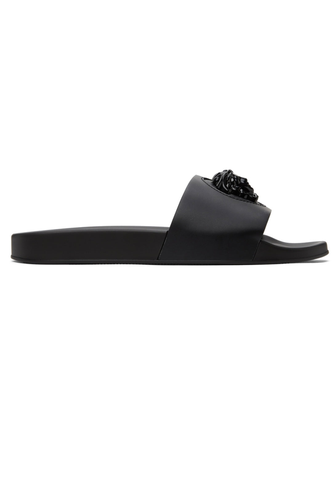 Versace Black La Medusa Slides