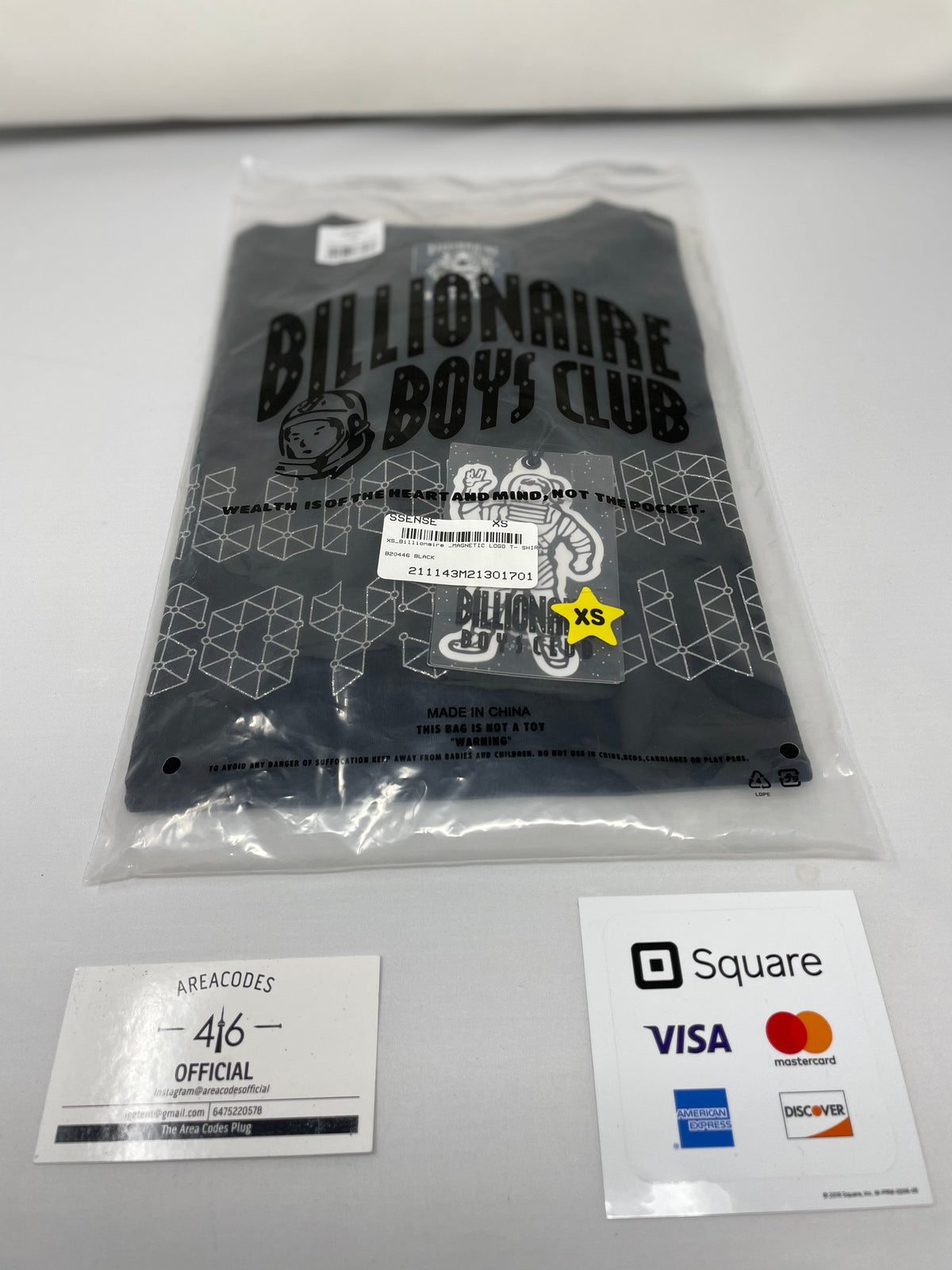 Billionaire Boys Club Black Magnetic Logo T-Shirt