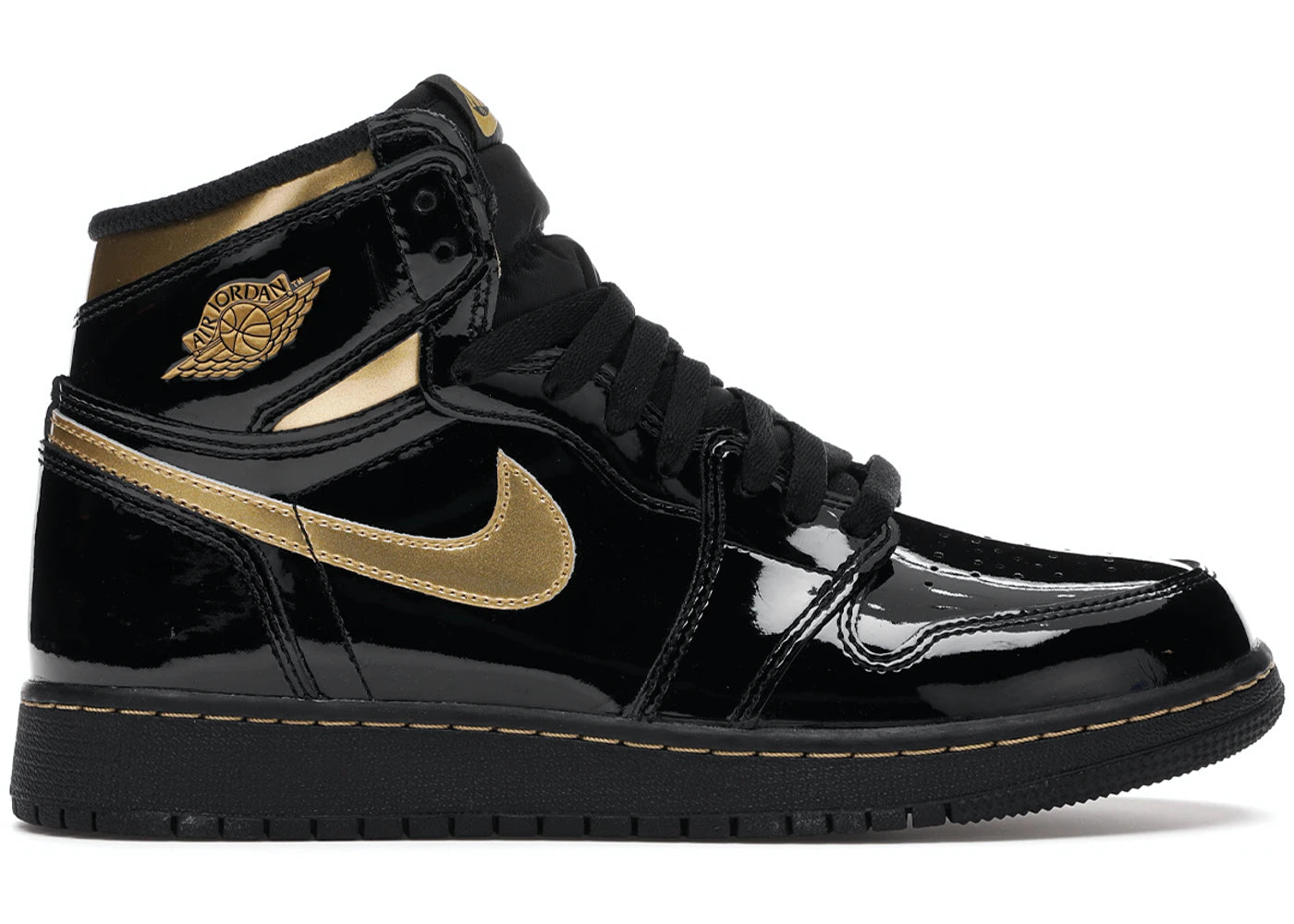 Air Jordan Retro 1 Black Metallic Gold