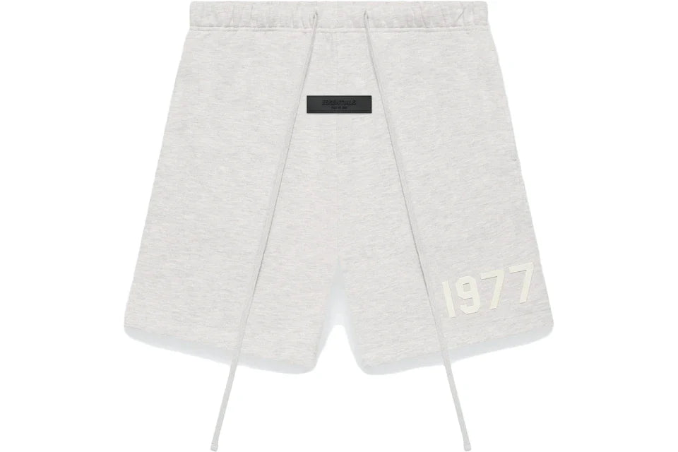 Fear Of God ESSENTIALS LIGHT OATMEAL Cotton Blend Shorts SS22